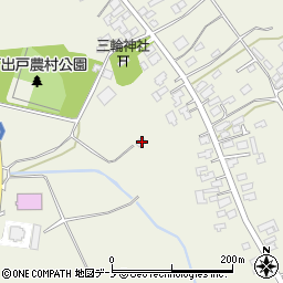 秋田県潟上市天王下浜山131周辺の地図