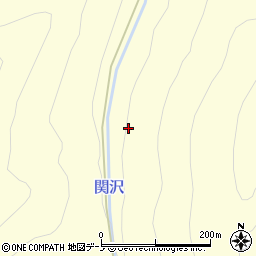 関沢周辺の地図