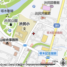 岩手県盛岡市渋民泉田186周辺の地図