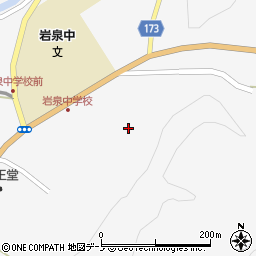 岩泉町役場　老人福祉センター周辺の地図