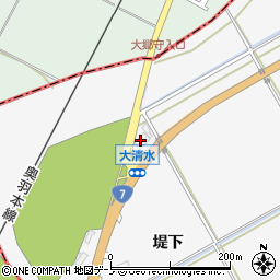 ａｐｏｌｌｏｓｔａｔｉｏｎ７号線秋田北ＳＳ周辺の地図
