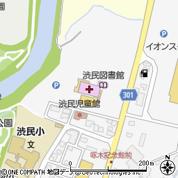 盛岡市渋民文化会館（姫神ホール）周辺の地図