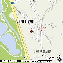 秋田県潟上市天王（江川上谷地）周辺の地図