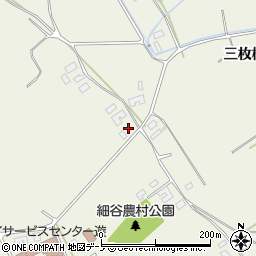 秋田県潟上市天王上狼縁周辺の地図