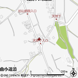 秋田県潟上市昭和大久保北野大崎道添1周辺の地図