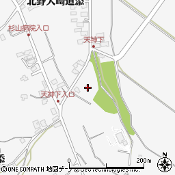 秋田県潟上市昭和大久保北野街道下11周辺の地図