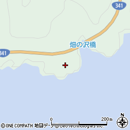 秋田県仙北市田沢湖玉川蒲谷地周辺の地図