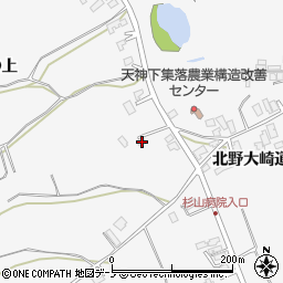 秋田県潟上市昭和大久保北野大崎道添217周辺の地図