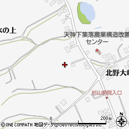 秋田県潟上市昭和大久保北野出水の上14周辺の地図