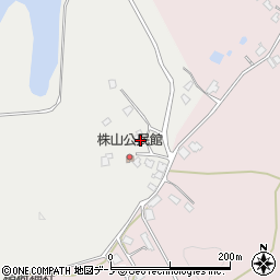 秋田県潟上市昭和豊川竜毛後山周辺の地図