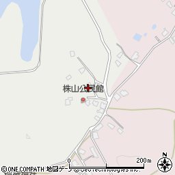 秋田県潟上市昭和豊川竜毛後山3周辺の地図