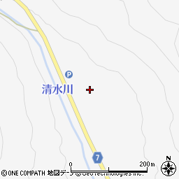 岩手県下閉伊郡岩泉町岩泉沢廻58周辺の地図