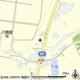 岩手県盛岡市芋田上武道周辺の地図
