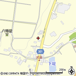 岩手県盛岡市芋田（上武道）周辺の地図