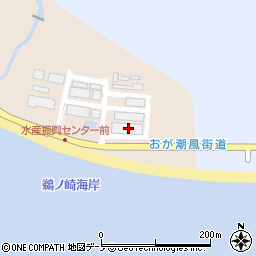 秋田県男鹿市船川港台島鵜ノ崎1-2周辺の地図