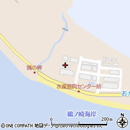 秋田県男鹿市船川港台島鵜ノ崎38周辺の地図