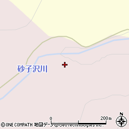 砂子沢川周辺の地図