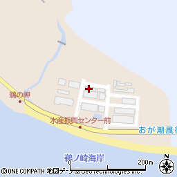 秋田県男鹿市船川港台島鵜ノ崎36周辺の地図