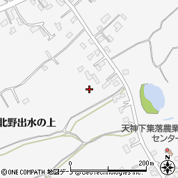 秋田県潟上市昭和大久保北野大崎道添210周辺の地図