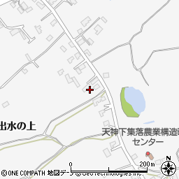 秋田県潟上市昭和大久保北野大崎道添212-1周辺の地図