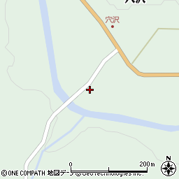 岩手県下閉伊郡岩泉町穴沢道の下75周辺の地図