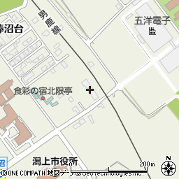 秋田中央パック周辺の地図