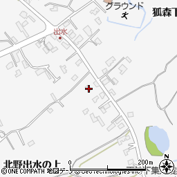 秋田県潟上市昭和大久保北野大崎道添207周辺の地図