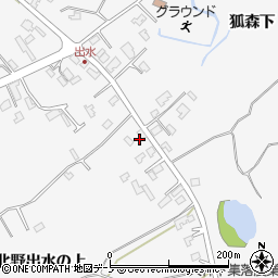 秋田県潟上市昭和大久保北野大崎道添207-2周辺の地図