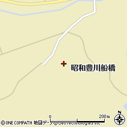 秋田県潟上市昭和豊川船橋（堤沢）周辺の地図