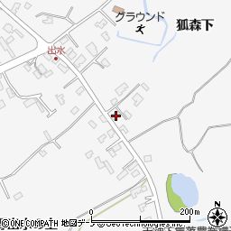 秋田県潟上市昭和大久保北野大崎道添78周辺の地図