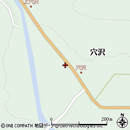 岩手県下閉伊郡岩泉町穴沢道の下45周辺の地図