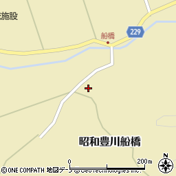 秋田県潟上市昭和豊川船橋手の上周辺の地図