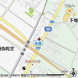 秋田県潟上市昭和大久保阿弥陀堂100周辺の地図