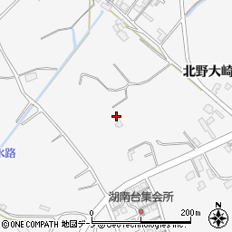 秋田県潟上市昭和大久保北野蓮沼前山122周辺の地図