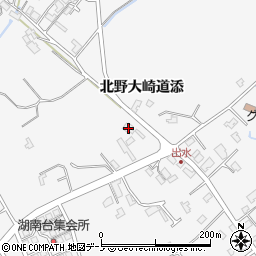 秋田県潟上市昭和大久保北野大崎道添253周辺の地図