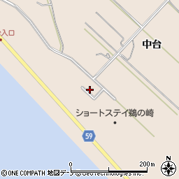 秋田県男鹿市船川港台島鵜ノ崎62-22周辺の地図