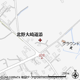 秋田県潟上市昭和大久保北野大崎道添68-2周辺の地図