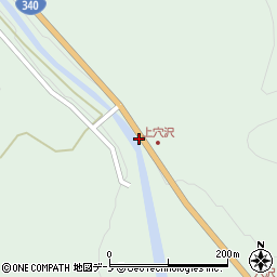 岩手県下閉伊郡岩泉町穴沢道の下33周辺の地図