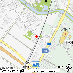 秋田県潟上市昭和大久保阿弥陀堂113周辺の地図