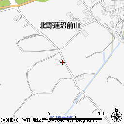秋田県潟上市昭和大久保北野蓮沼前山114周辺の地図
