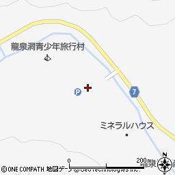 龍泉洞神成さわやかトイレ周辺の地図