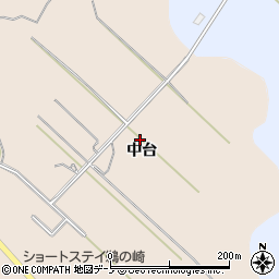 秋田県男鹿市船川港台島中台周辺の地図