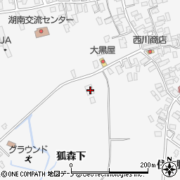 秋田県潟上市昭和大久保新関堰の外78周辺の地図