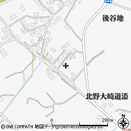 秋田県潟上市昭和大久保北野大崎道添99-11周辺の地図