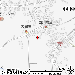 秋田県潟上市昭和大久保新関堰の外62周辺の地図