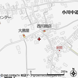 秋田県潟上市昭和大久保新関堰の外63-4周辺の地図