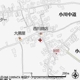 秋田県潟上市昭和大久保新関堰の外7周辺の地図