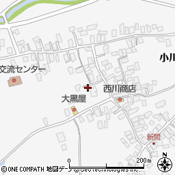 秋田県潟上市昭和大久保新関堰の外周辺の地図