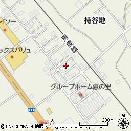 秋田県潟上市天王持谷地1-67周辺の地図