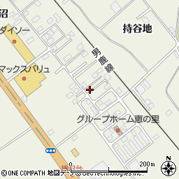 秋田県潟上市天王持谷地1-70周辺の地図